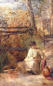 Chlapec Rybaření od Samuel Palmer