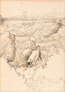 Chata mezi stromy, Shoreham od Samuel Palmer
