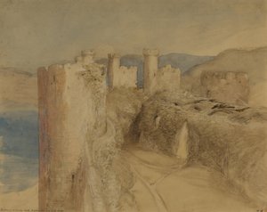 Hrad Conway od Samuel Palmer