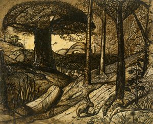 Brzy ráno, 1825 od Samuel Palmer