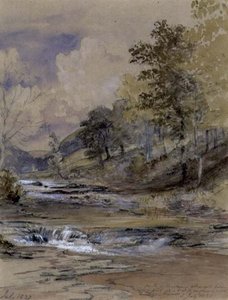 Na řece Machwy, Wales od Samuel Palmer