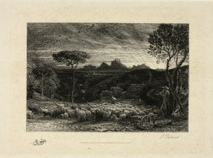 Otevření záhybu od Samuel Palmer