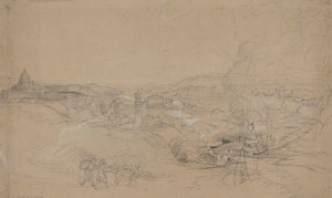 Řím ze San Spirito od Samuel Palmer