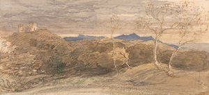 Scéna ve Walesu od Samuel Palmer