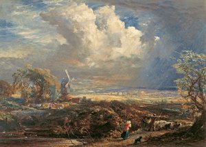 Letní bouře poblíž Pulborough, Sussex od Samuel Palmer