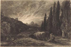 Raný oráč od Samuel Palmer