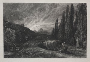 Raný oráč od Samuel Palmer