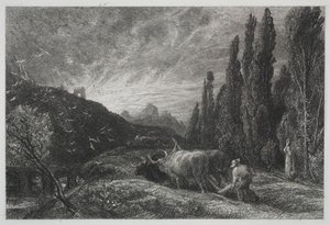Raný oráč od Samuel Palmer