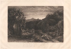 Homeward Star od Samuel Palmer