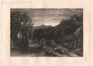 Homeward Star od Samuel Palmer