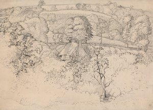 The Primitive Cottage, Shoreham od Samuel Palmer