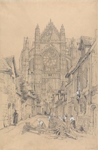 Katedrála v Beauvais od Samuel Prout