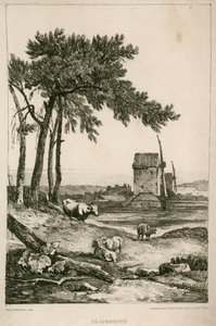 Blackheath, Londýn od Samuel Prout