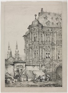 Zámek Martinsburg, Mainz, Německo od Samuel Prout