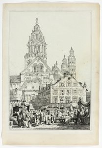 Katedrála v Mayence od Samuel Prout