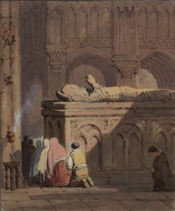 Interiér kostela od Samuel Prout