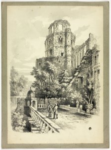 Zámek Heidelberg od Samuel Prout