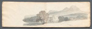 Náčrtník: Eildon Hills od Samuel Prout