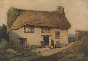 Došková chaloupka od Samuel Prout