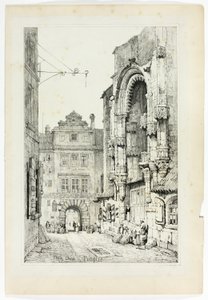 Thein Church, Praha od Samuel Prout