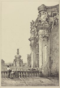Zwinger, Drážďany od Samuel Prout