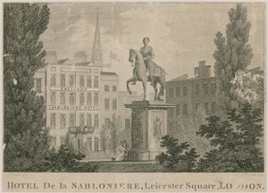 Hotel de Sabloniere, Leicester Square, Londýn