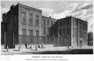 Wards House, Hackney, Londýn, 1805. od Samuel Rawle