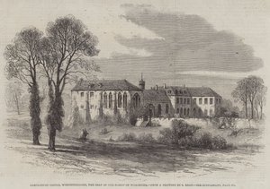 Hrad Hartlebury, Worcestershire, sídlo biskupa z Worcesteru od Samuel Read