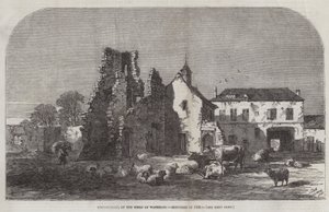 Hougoumont, na poli Waterloo od Samuel Read