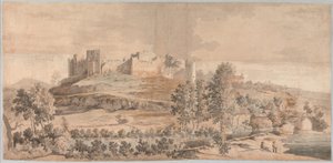 Ludlow Castle od Samuel Scott