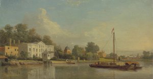 Papežova vila, Twickenham od Samuel Scott