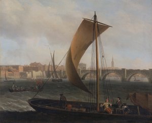 Pohled na Temži s Westminsterským mostem od Samuel Scott
