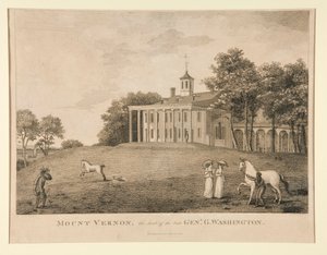 Mount Vernon, sídlo pozdního genl. Washington od Samuel Seymour