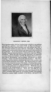 Humphry Repton (1752-1818), vyrytý Cookem, z 