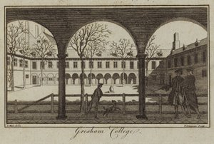 Gresham College v Londýně od Samuel Wale