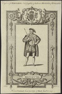 Anglický král Jindřich VIII od Samuel Wale
