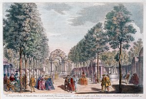 Vauxhall Gardens, vyryl John Miller aka Johann Sebastian Müller
