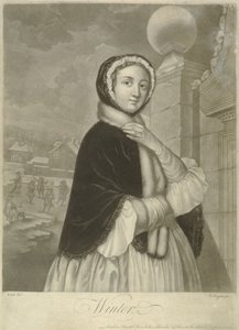 zima (mezzotinta) od Samuel Wale