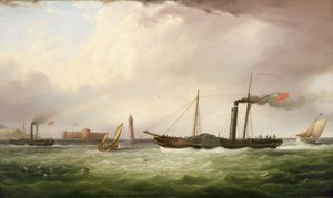 Pádlový parník "Ariel od Samuel Walters