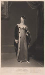 Georgiana Elizabeth vévodkyně z Newcastlu od Samuel William Reynolds