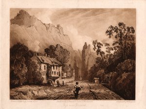 Průjezd poblíž Dinant od Samuel William Reynolds