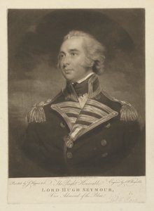 Viceadmirál lord Hugh Seymour od Samuel William Reynolds