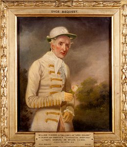 William Farren jako lord Ogleby ve filmu „Utajené manželství“. od Samuel de Wilde