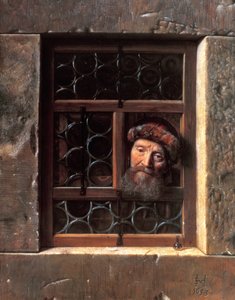 Muž u okna, 1653