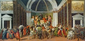 The Story of Virginia, cca 1500 (tempera na panelu) od Sandro Botticelli