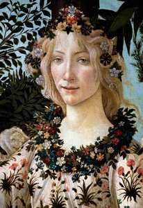 Jaro. Detail (malba od Sandro Botticelli