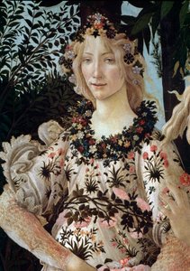 Jaro. Detail (tempera na panelu od Sandro Botticelli
