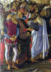 Klanění mudrců - detail od Sandro Botticelli