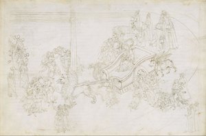 Kresby k Dantově „Božské komedii“ (Purgatorio 31) od Sandro Botticelli