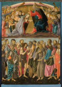 Korunovace Marie se svatými od Sandro Botticelli